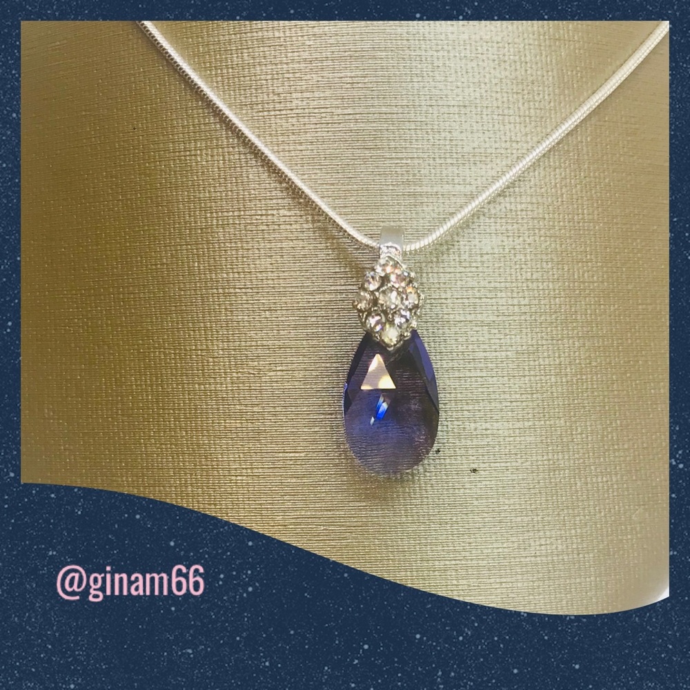 New Tanzanite Pendant & Rhinestones